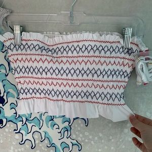 NWT target bandeau bathing suit top